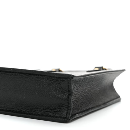 Louis Vuitton Empreinte Monogram Giant Petit Sac Plat Black 9 of 10