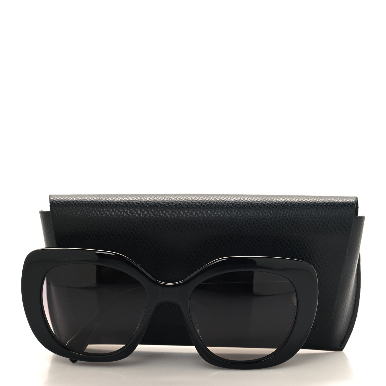 Celine Acetate Triomphe 01 Square Sunglasses CL 40226U Black 7 of 7