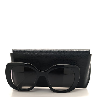 Celine Acetate Triomphe 01 Square Sunglasses CL 40226U Black 7 of 7