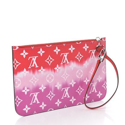Louis Vuitton Monogram Escale Neverfull MM GM Pochette Rouge 2 of 5