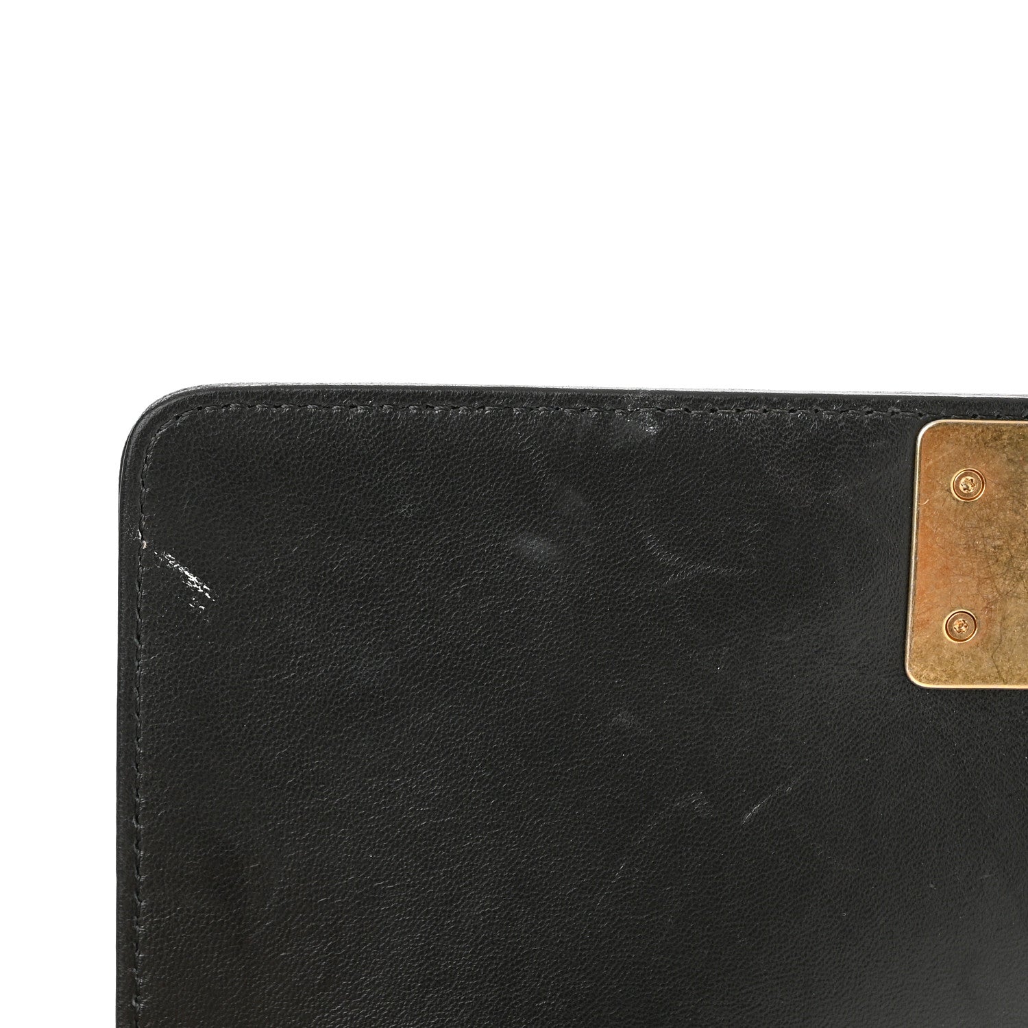 Chanel Lambskin Quilted Medium Boy Flap Black 11 of 14