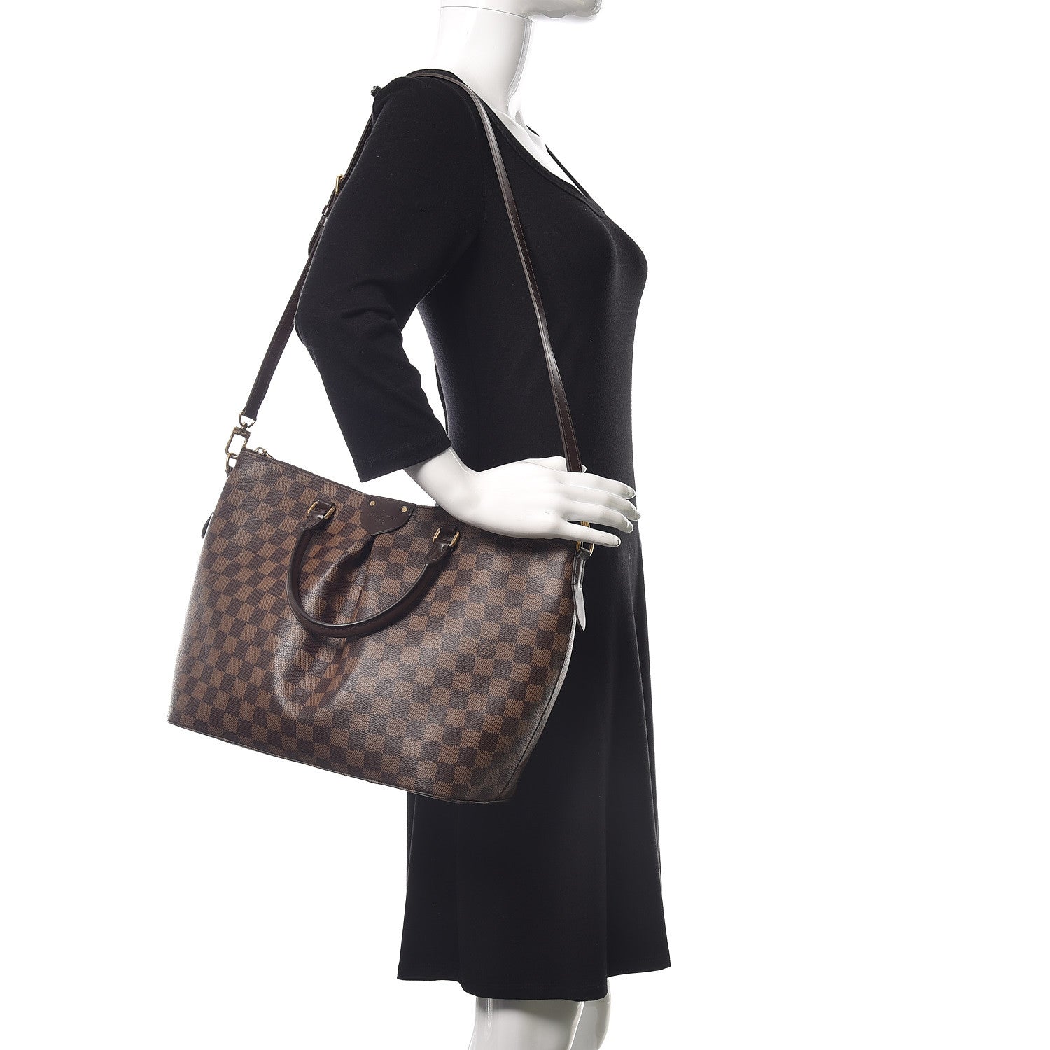 Louis Vuitton Damier Ebene Siena GM 2 of 9
