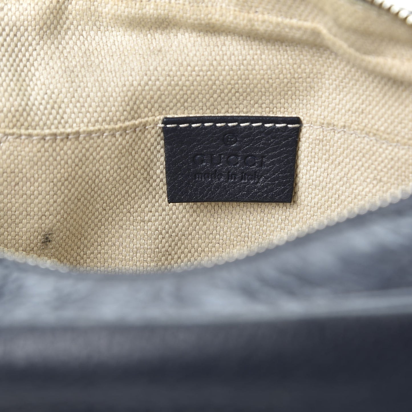 Pebbled Calfskin Small Soho Disco Bag Blue