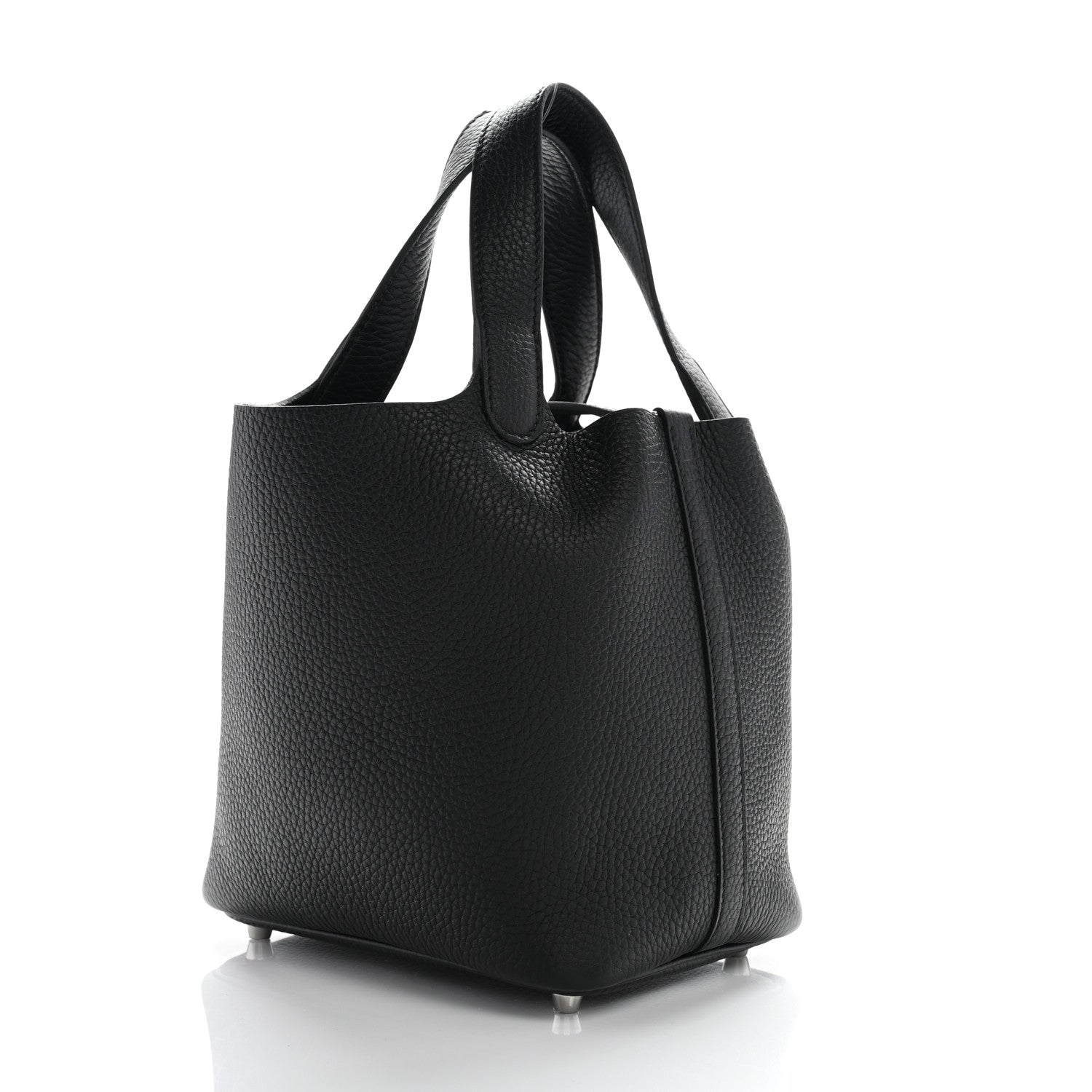 Hermes Taurillon Clemence Picotin Lock 18 PM Black 3 of 11