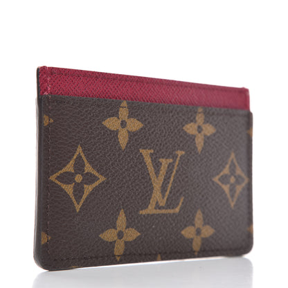 Louis Vuitton Monogram Card Holder Fuchsia 3 of 7