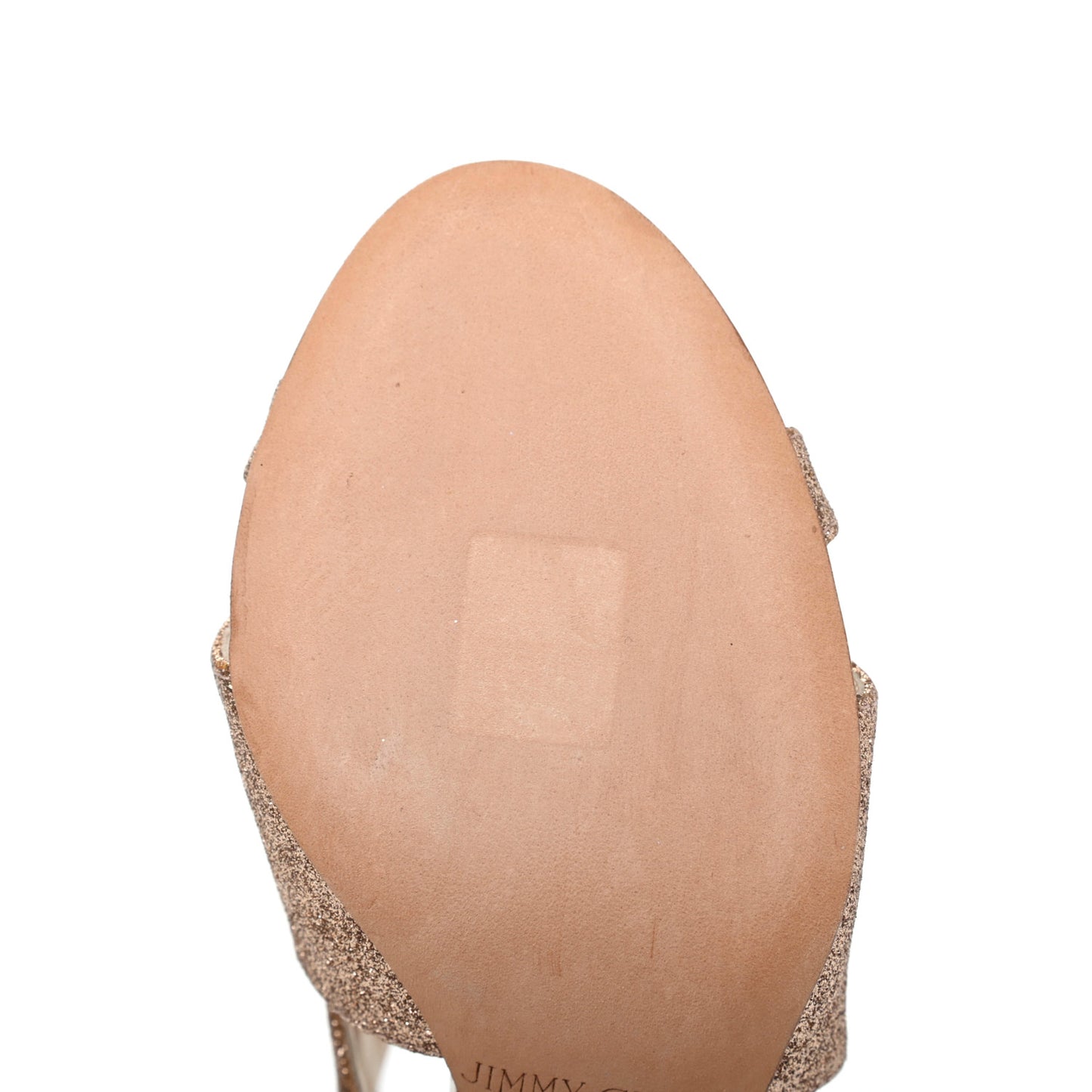 Metallic Nappa Glitter Leslie 110 Sandals 36 Gold