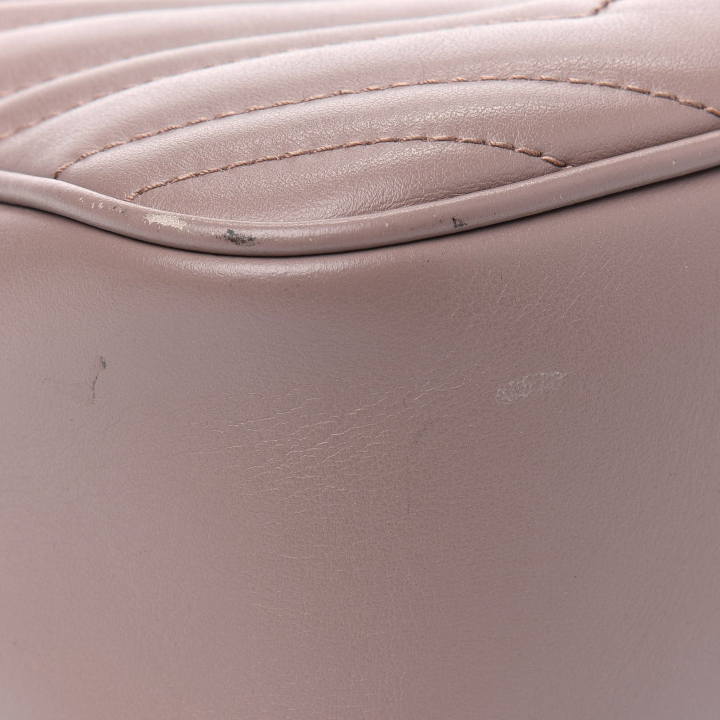 Calfskin Matelasse Small GG Marmont Chain Shoulder Bag Porcelain Rose