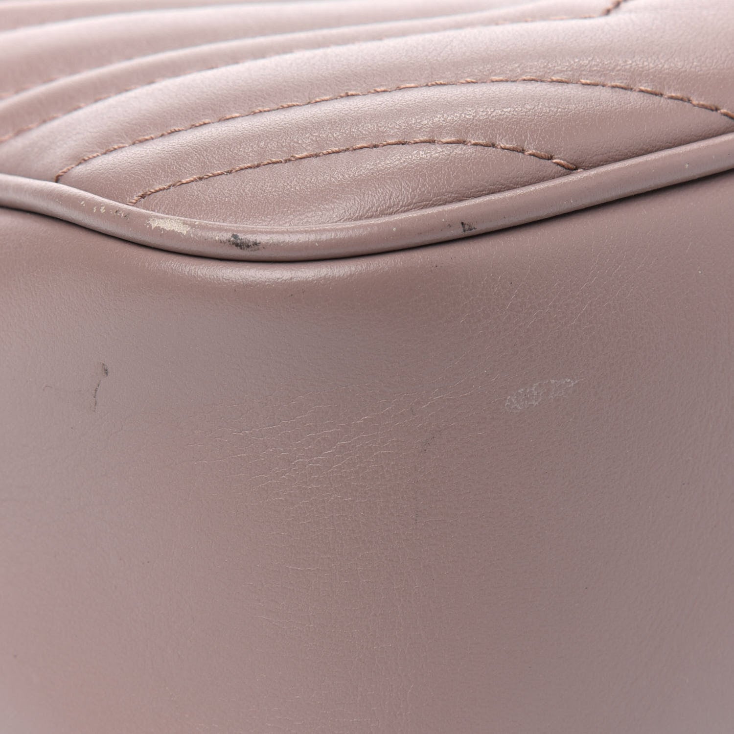 Gucci Calfskin Matelasse Small GG Marmont Chain Shoulder Bag Porcelain Rose 13 of 26