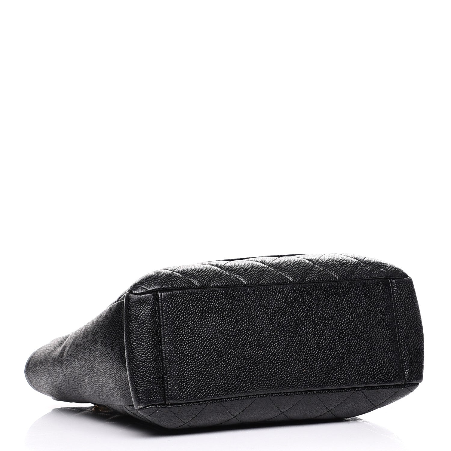 Chanel Caviar Quilted Petit Shopping Tote PST Black 4 of 8