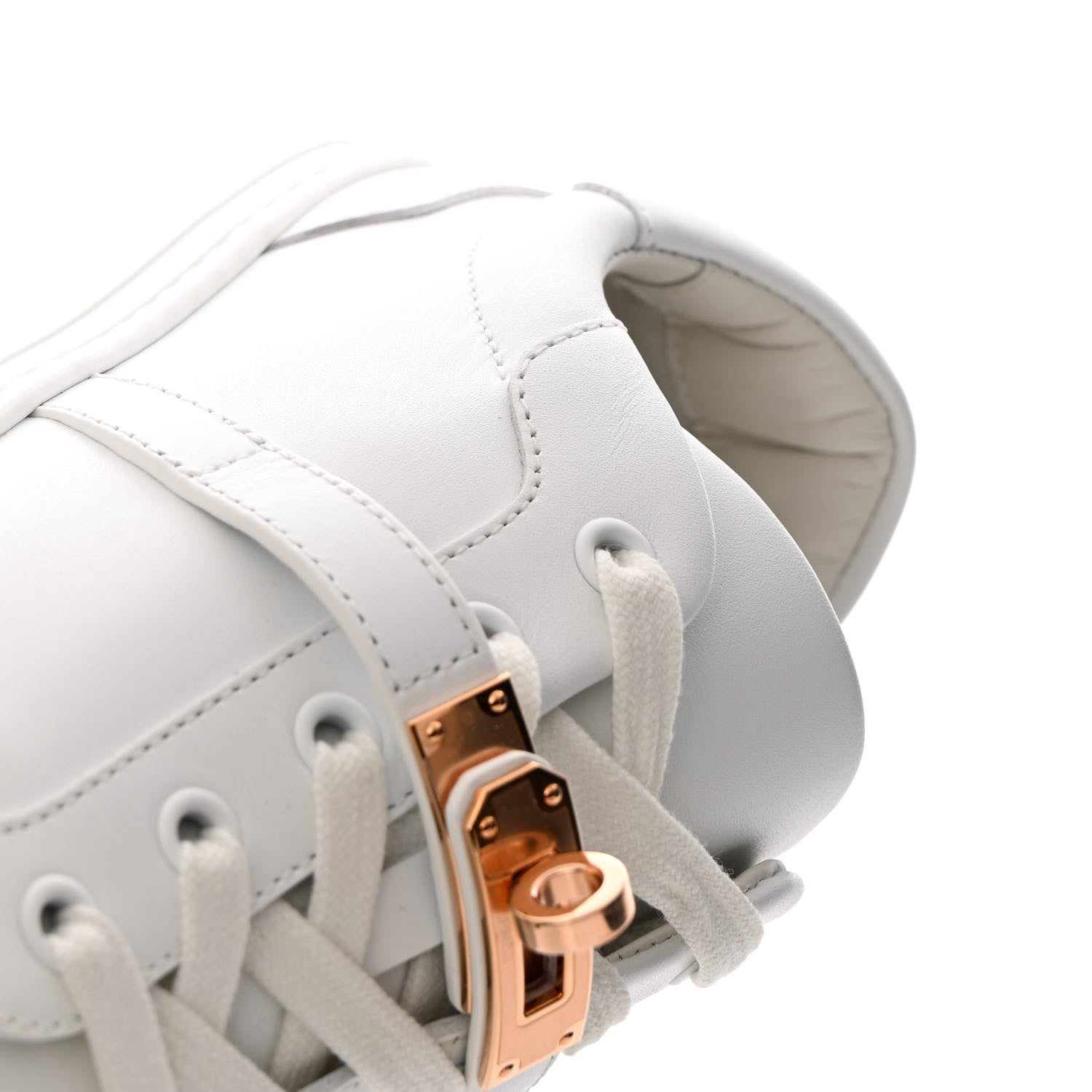 Hermes Calfskin Day Sneakers 35.5 White 11 of 12