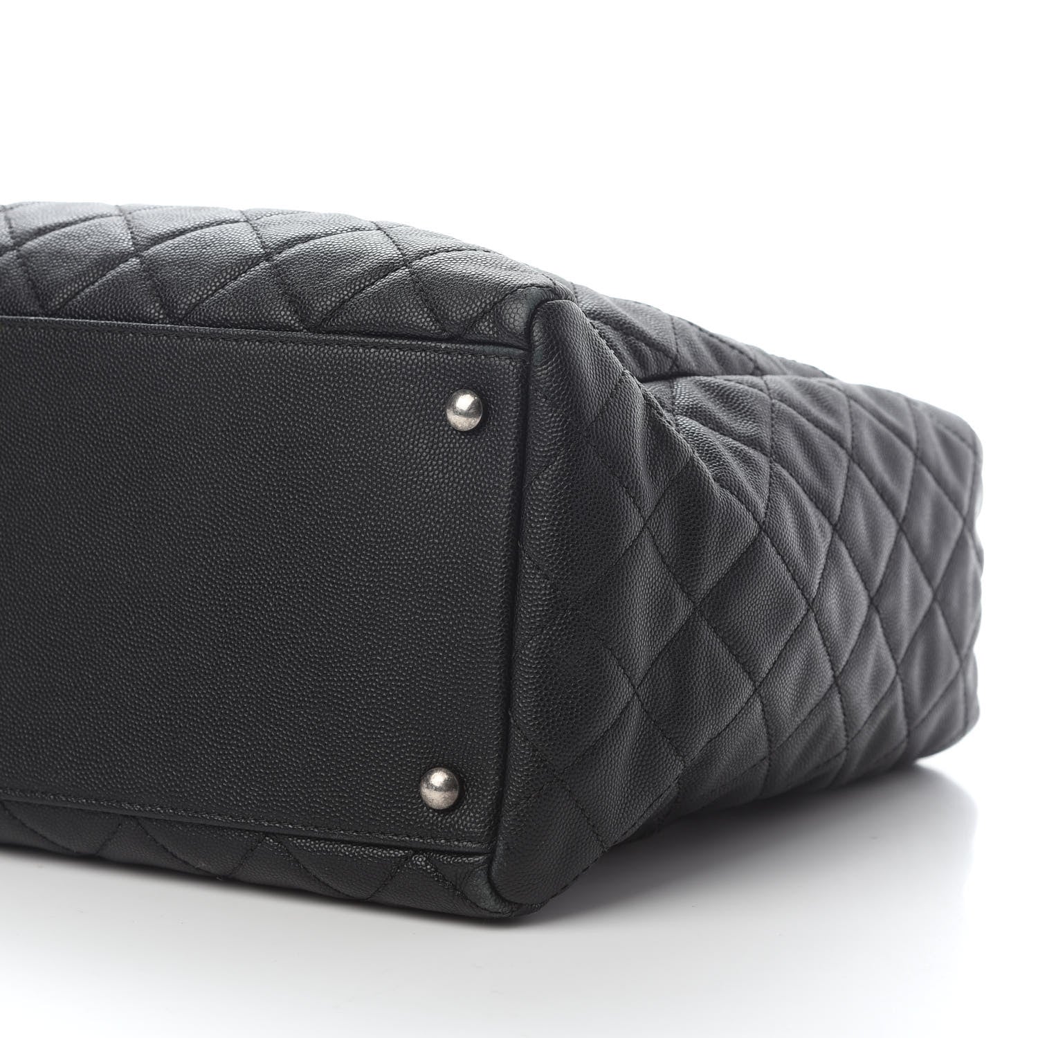 Chanel Caviar Quilted Large Coco Handle Shopping Tote Black 9 of 11