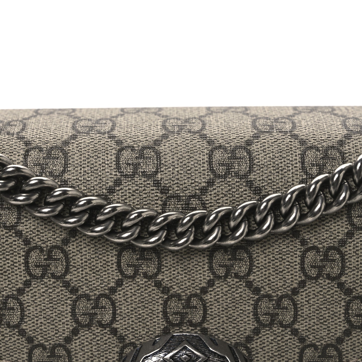 GG Supreme Monogram Small Dionysus Shoulder Bag Taupe