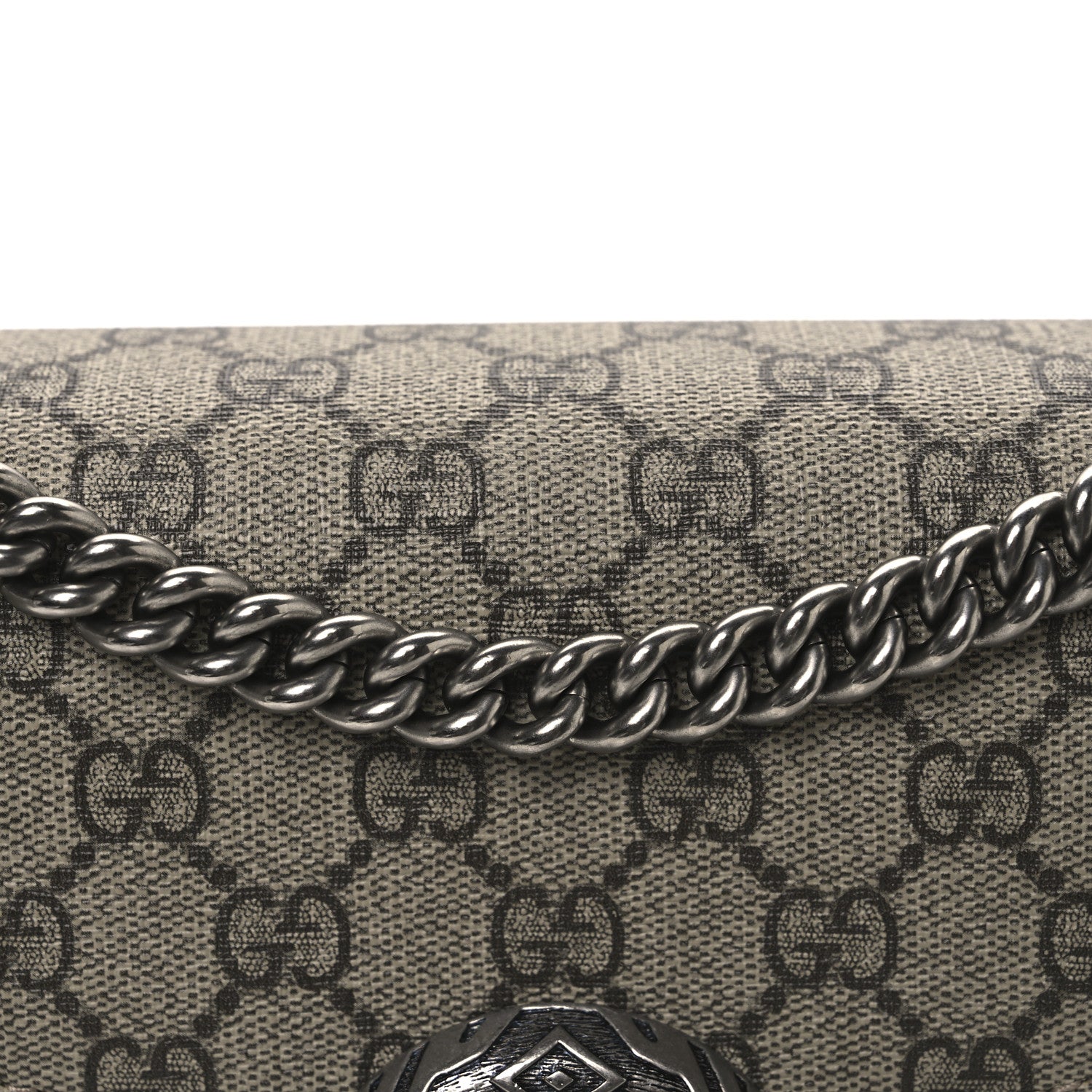 Gucci GG Supreme Monogram Small Dionysus Shoulder Bag Taupe 8 of 10