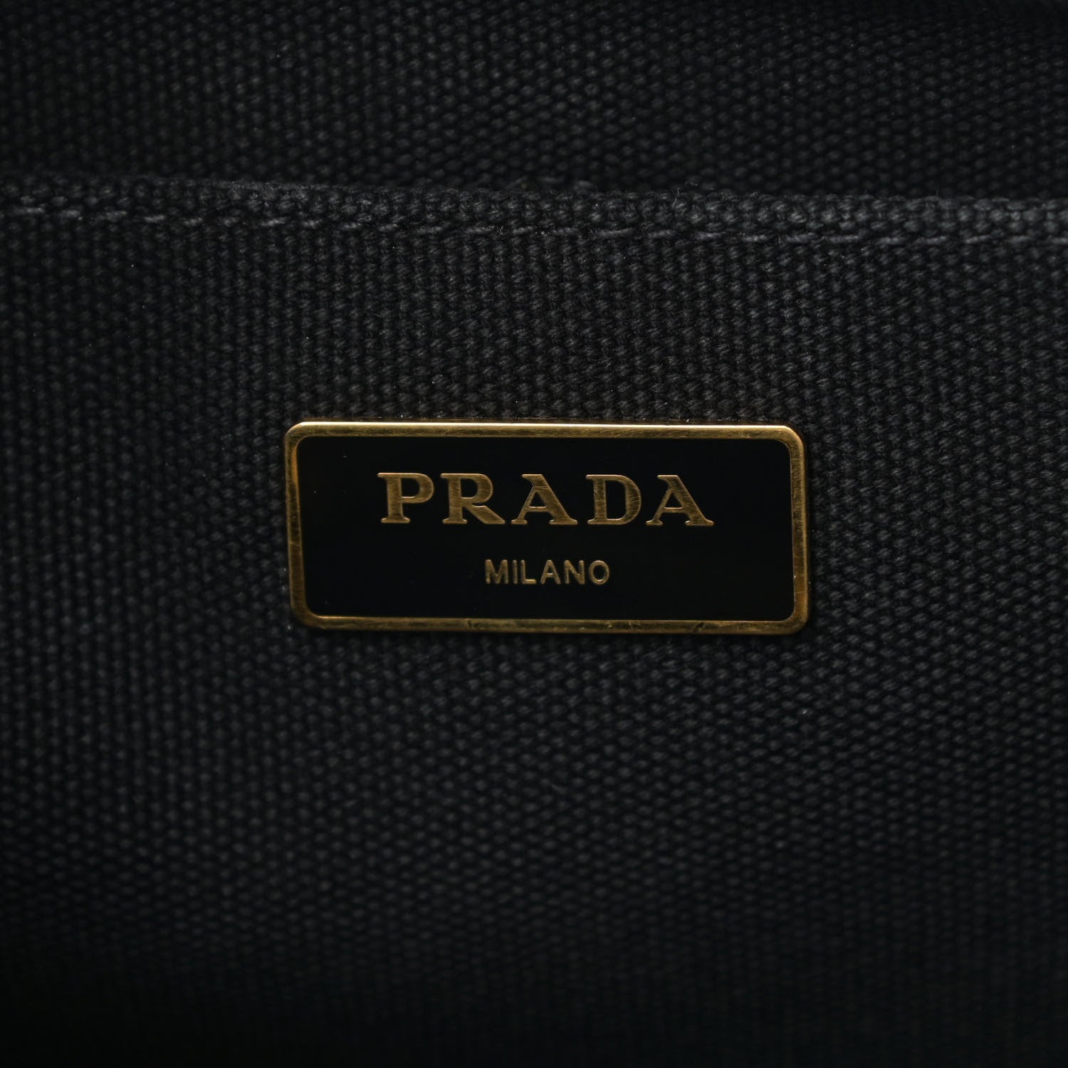 Prada Canapa Logo Tote Black 6 of 12