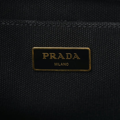 Prada Canapa Logo Tote Black 6 of 12