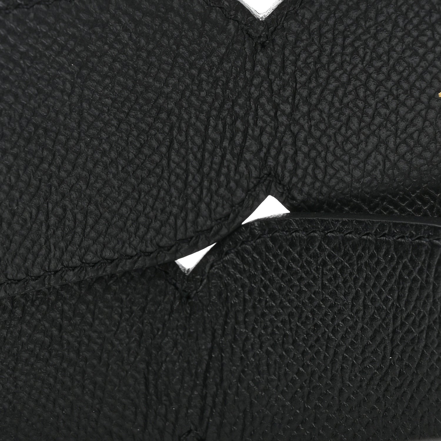 Hermes Epsom Maillons Shoulder Strap Black Gold 6 of 7