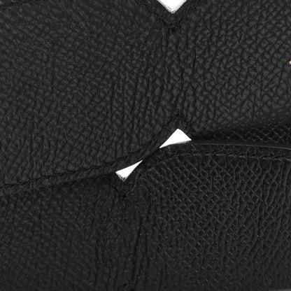 Hermes Epsom Maillons Shoulder Strap Black Gold 6 of 7