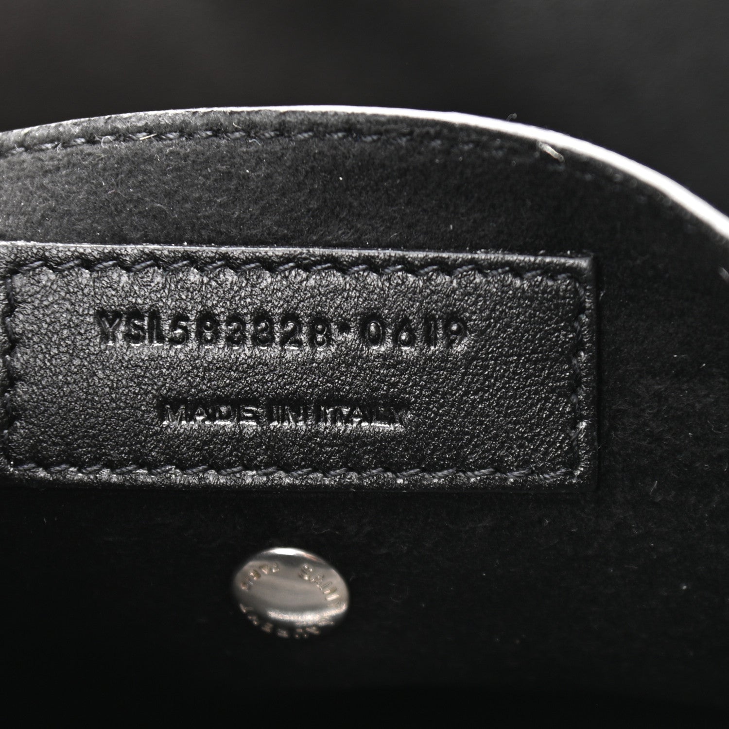 Saint Laurent Lambskin Small Teddy Bucket Bag Black 8 of 12
