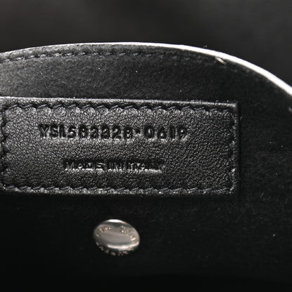 Saint Laurent Lambskin Small Teddy Bucket Bag Black 8 of 12
