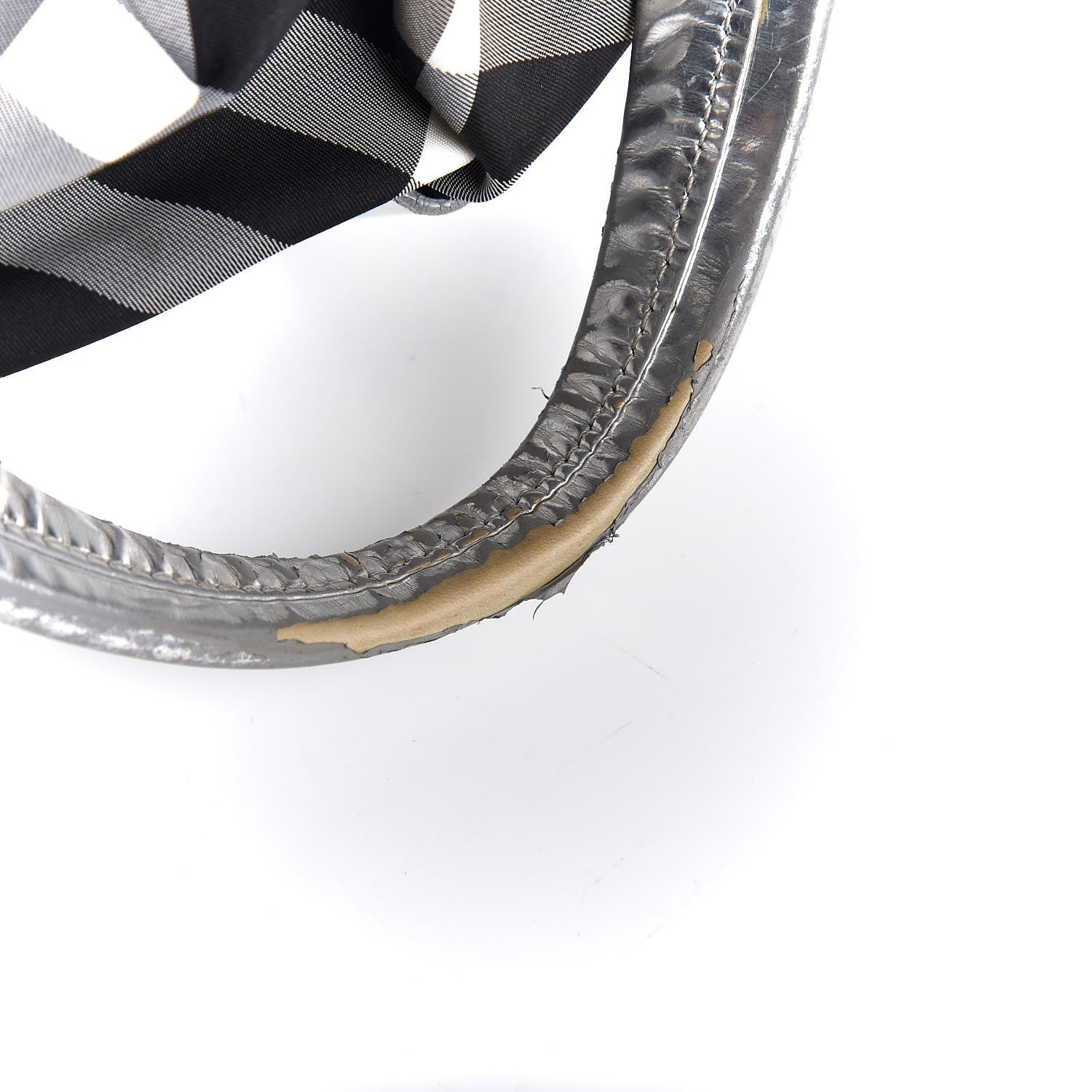 Burberry Nylon Beat Check Lowry Silver 12 of 27