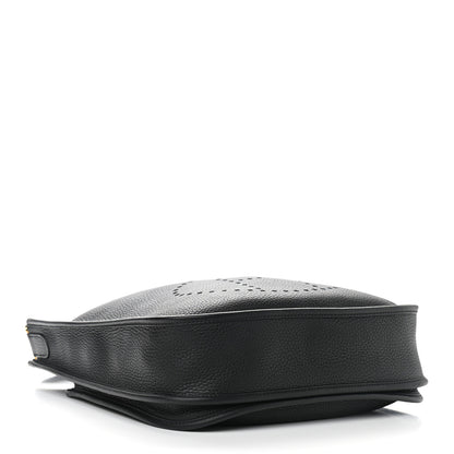 Hermes Taurillon Clemence Evelyne III PM Black 4 of 9