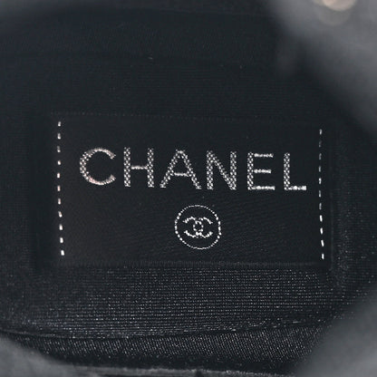 Chanel Velour Tweed CC High Top Sneakers 35 Black Gold 8 of 13