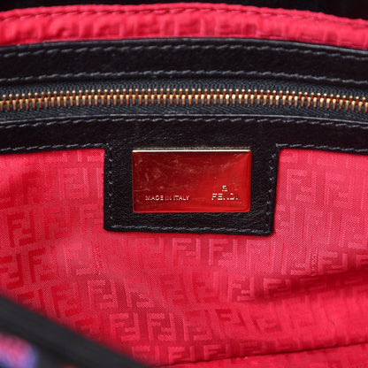 Fendi Nylon FF Multicolor Embroidered Baguette Multicolor 7 of 9