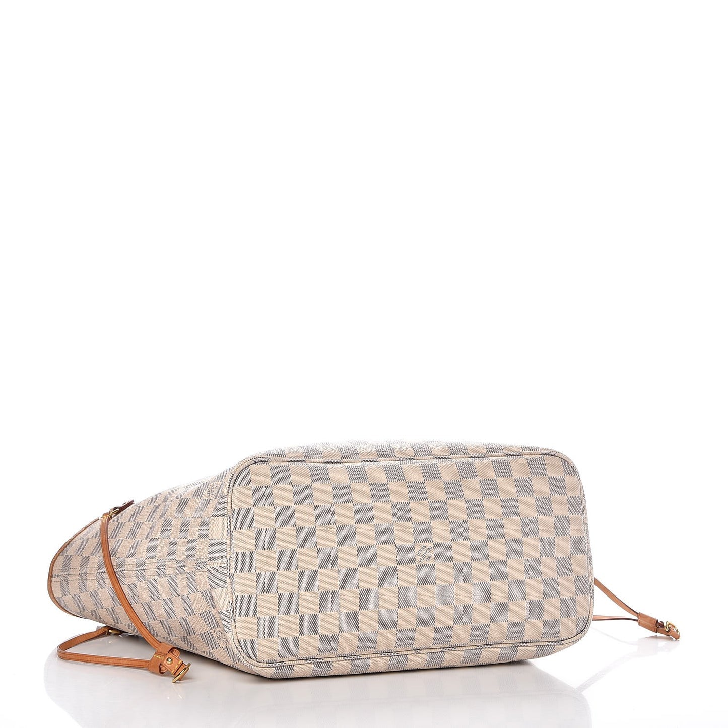 Damier Azur Neo Neverfull MM Rose Ballerine