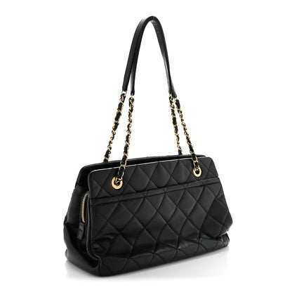 Chanel Caviar Quilted Timeless CC Soft Tote Black 3 of 14