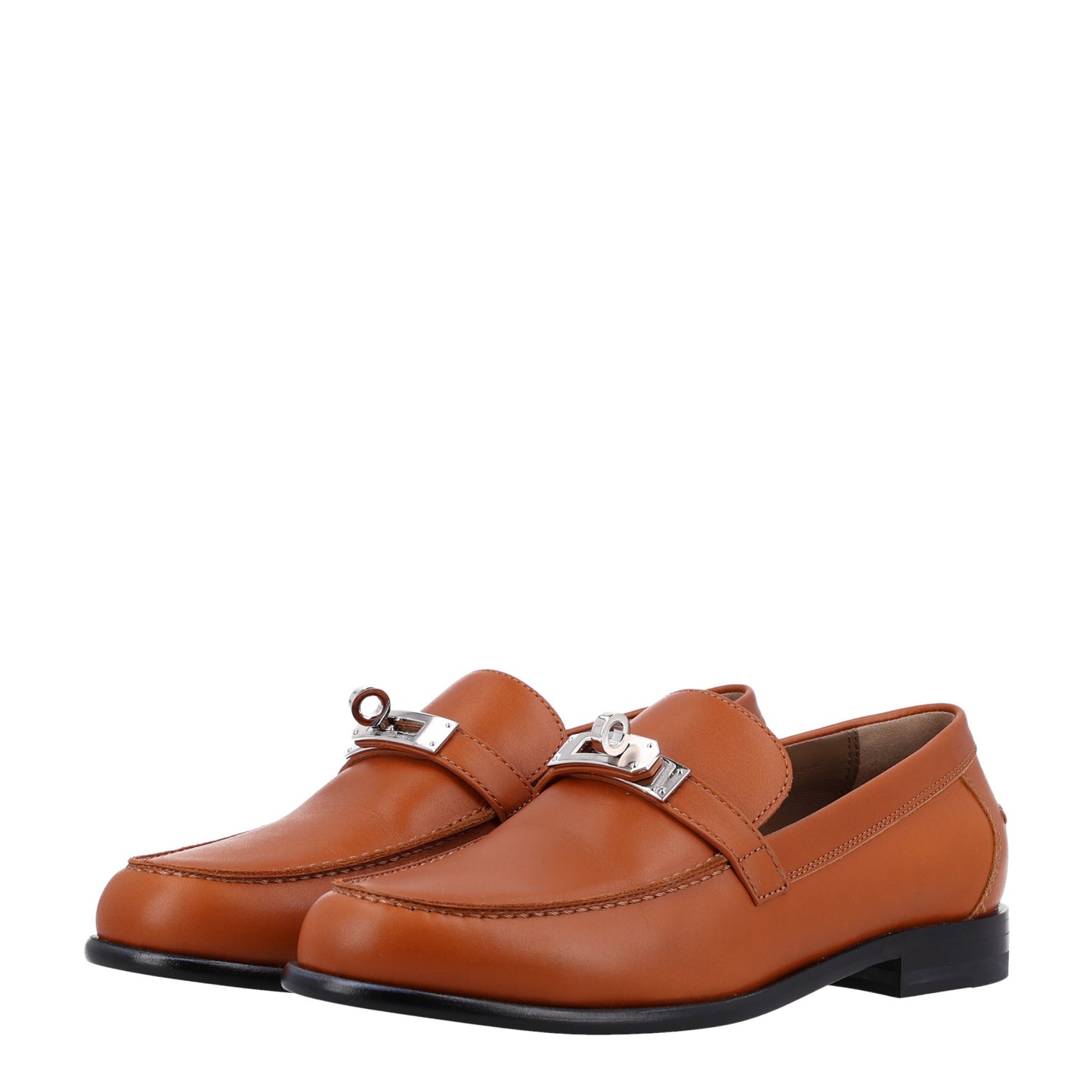 Calfskin Womens Destin Loafer 36 Naturel