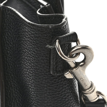 Celine Drummed Calfskin Nano Luggage Black 15 of 15