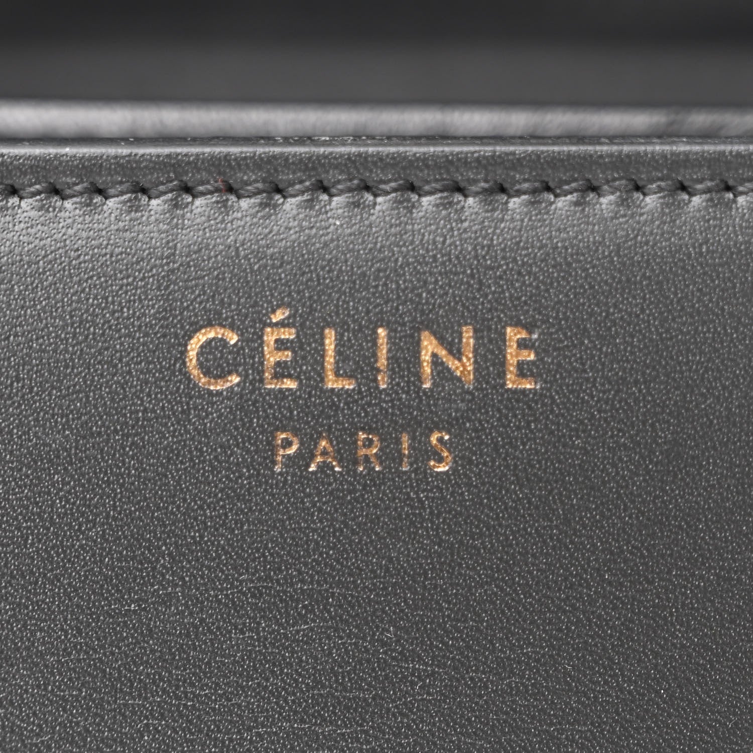 Celine Box Calfskin Medium Classic Box Flap Bag Anthracite 7 of 11