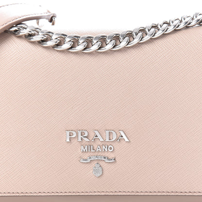Prada Saffiano Soft Calfskin Chain Crossbody Bag Cipria 10 of 10