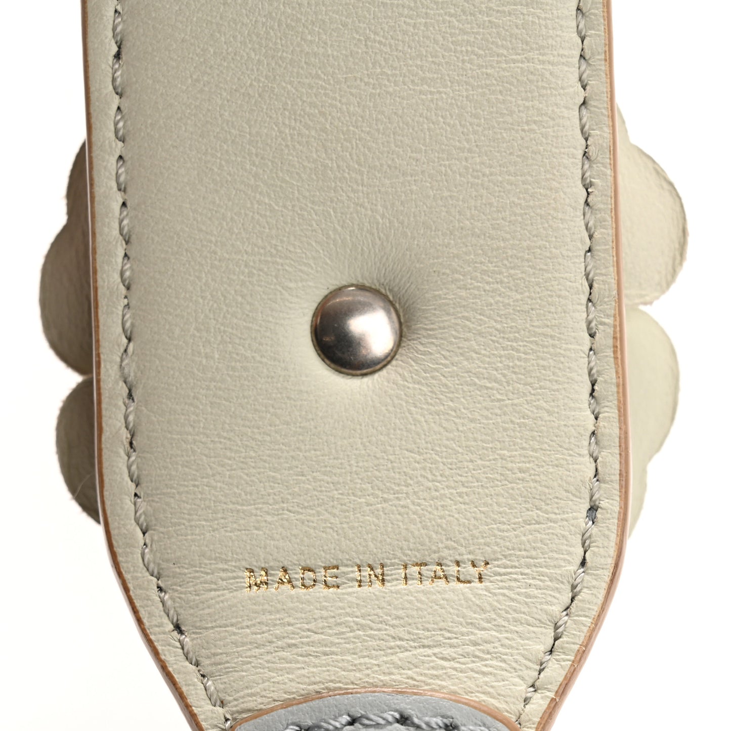 Calfskin Flowerland Studded Strap You Dove