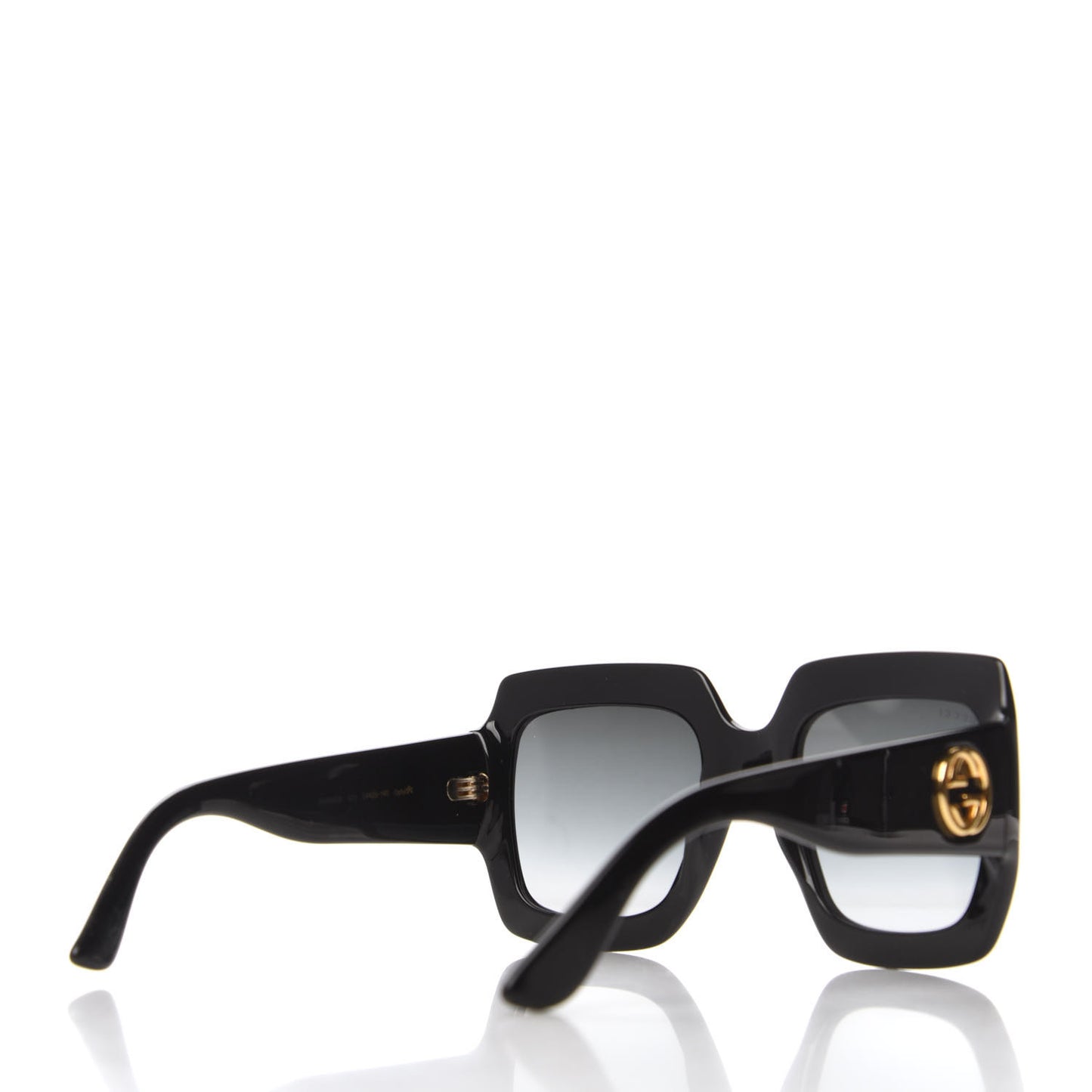 Acetate Square Frame Sunglasses GG0053S Black