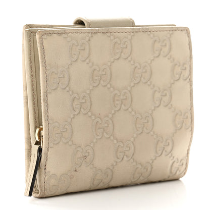 Gucci Guccissima D Ring Compact Wallet Off White 3 of 11