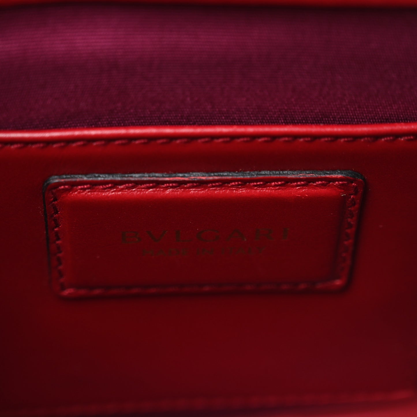 Calfskin Small Serpenti Forever Snake Strap Crossbody Bag Red