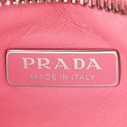 Prada Nappa Soft Padded Mini Bag Geranio 6 of 8