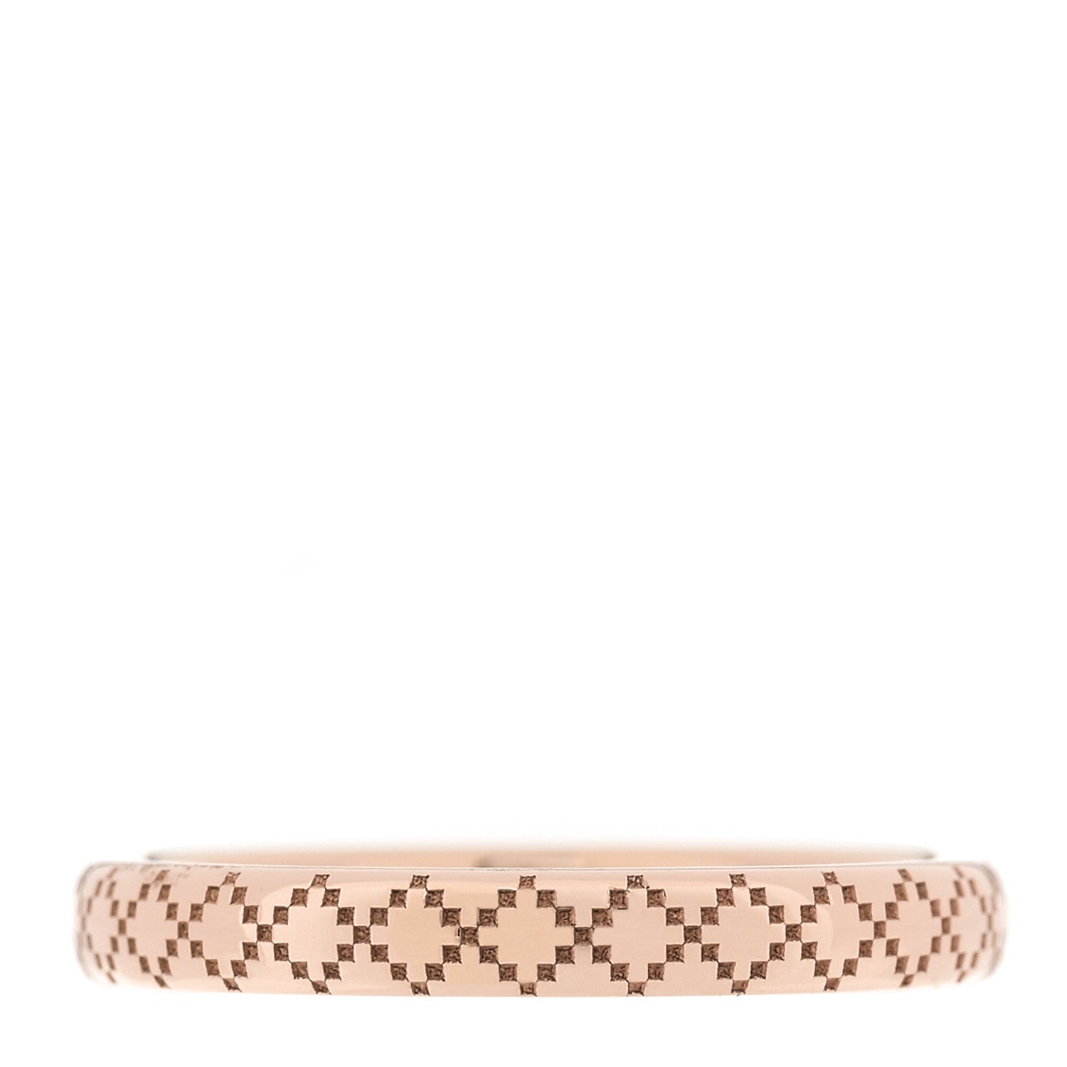 Gucci 18K Rose Gold Diamantissima Band Ring 50 5.25 1 of 5