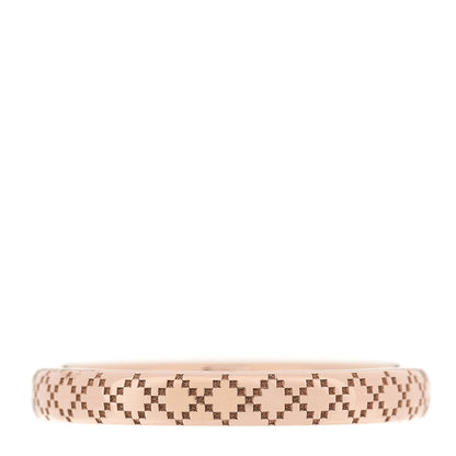 Gucci 18K Rose Gold Diamantissima Band Ring 50 5.25 1 of 5