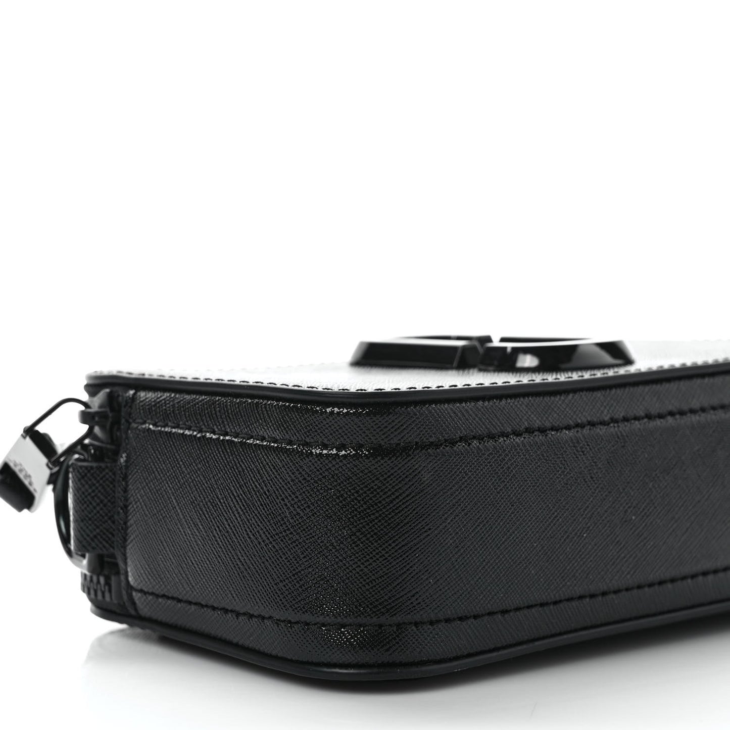 Saffiano Small Snapshot Camera Bag Black