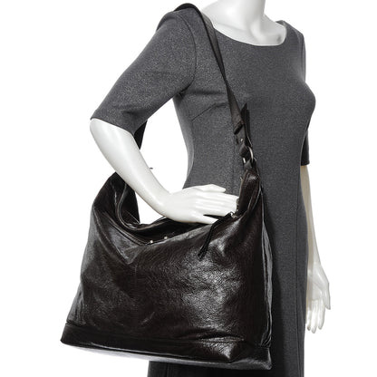 Balenciaga Agneau Courier Cigare Fonce 2 of 7