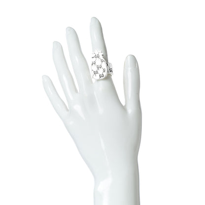 Gucci Sterling Silver GucciGhost Pineapple Ring 52 6 2 of 6