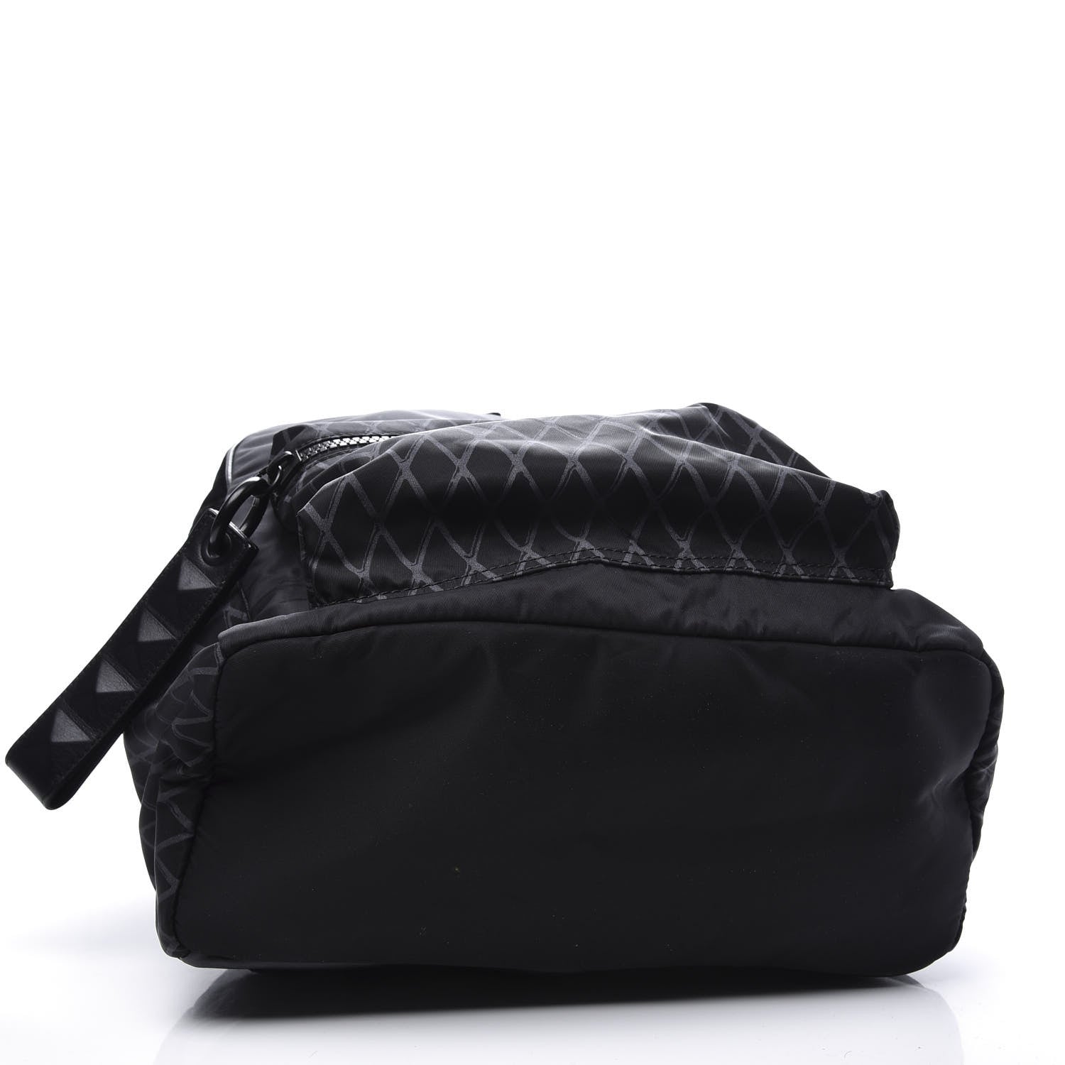 MCM Nylon Medium Tumbler Rombi Backpack Black 3 of 9