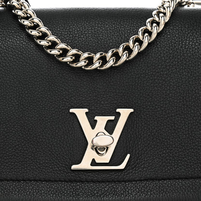 Louis Vuitton Calfskin Lockme II Chain Bag BB Black 8 of 11