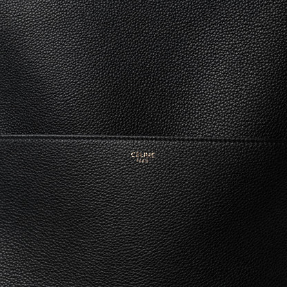 Celine Soft Grained Calfskin Sangle Bucket Bag Black 8 of 8