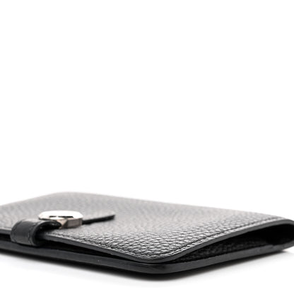 Hermes Togo Dogon Compact Wallet Black 9 of 13