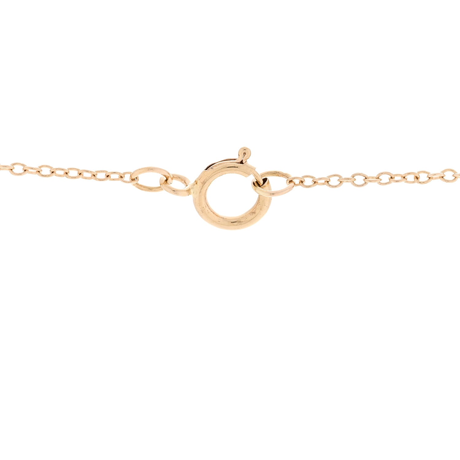 Jennifer Meyer 18K Yellow Gold Diamond Wishbone Pendant Necklace 4 of 5