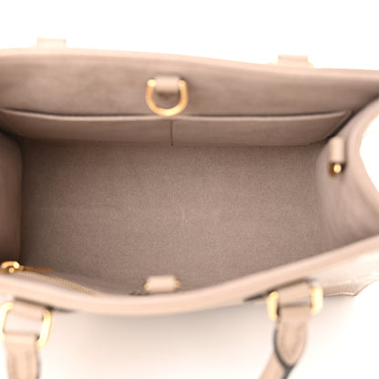 Louis Vuitton Empreinte Monogram Giant Onthego PM Tourterelle Creme 5 of 12