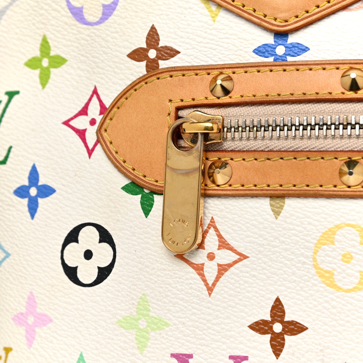 Louis Vuitton Monogram Multicolor Alma White 7 of 21